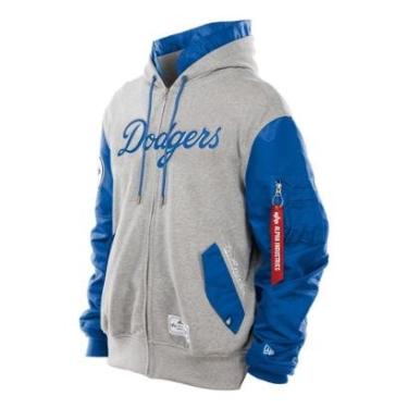 Imagem de Jaqueta New Era  Bomber Los Angeles Dodgers MLB Cinza-Masculino