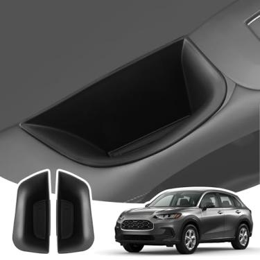 Imagem de LANGBEAN Organizador lateral de porta 2 peças para Honda HRV LX/Sport/EX-L 2025 2024 2023, caixa de armazenamento de apoio de braço ABS, organizador de bandeja lateral de porta, recipiente de inserção