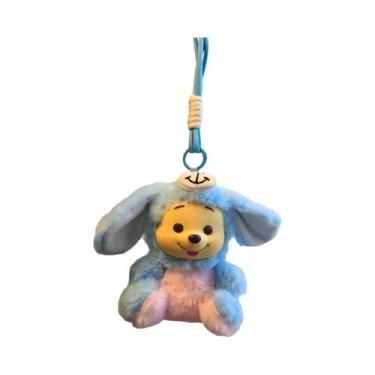 Imagem de Chaveiro De Pelúcia Winnie the Pooh 12cm Série De Cordão De Mão Disney