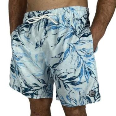 Imagem de Bermuda Shorts Surftrip Floral Azul-Masculino