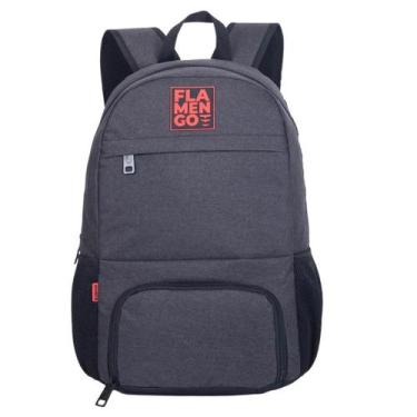 Imagem de Mochila De Costa Esportiva Flamengo 14012 Cor:CinzaTamanho:Único - Xer