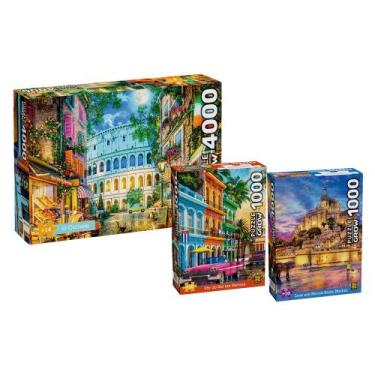 Imagem de Combo Quebra-cabeças Histórias e Paisagens - Grow