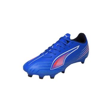 Imagem de PUMA Tênis de futebol feminino Ultra 6 Play Fg/Ag WN's, Ultra Azul Puma Branco Vermelho Brilhante, 41 EU