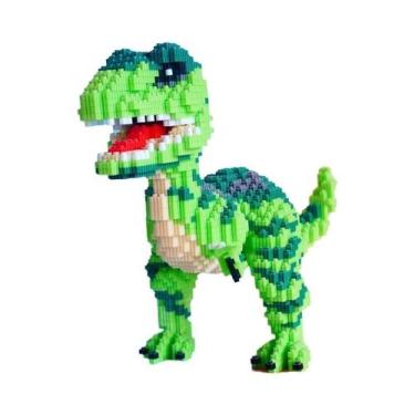 Imagem de Modelo De Dinossauro Mini DIY Para Crianças, Brinquedo De Blocos De Co