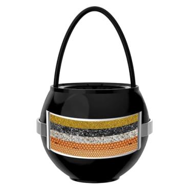 Imagem de Filtro de água de bola de banheira para torneira de banheira - amaciante de água duro - remove contaminantes, cloro e flúor - melhora a condição da pele, cabelo e unhas, preto fosco