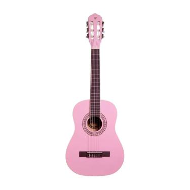 Imagem de Violão Infantil Náilon Winner 34 Acústico Rosa - VL0318