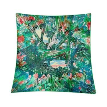 Imagem de Lenço De Seda Feminino 90x90cm, Bandana Quadrada De Moda, Xale, Hijab,