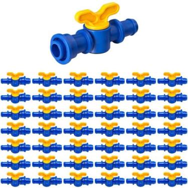 Imagem de Kit 50 Registros Inicial 16mm c/Anilha Mangueira Gotejadora - Agrojet
