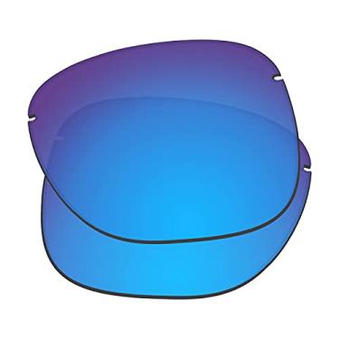 Imagem de Predrox Lentes de reposição Blue Mirror Tailhook para óculos de sol Oakley OO4087 polarizadas