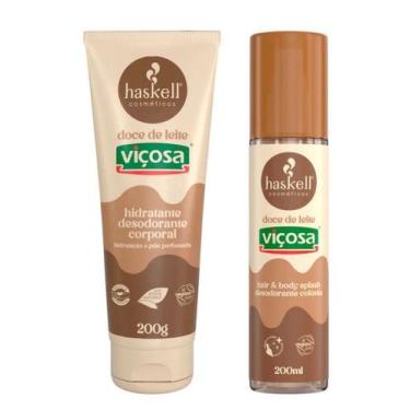 Imagem de Kit Cheirinho Doce De Leite (2 Itens)  Hidratante Labial + Body & Hair