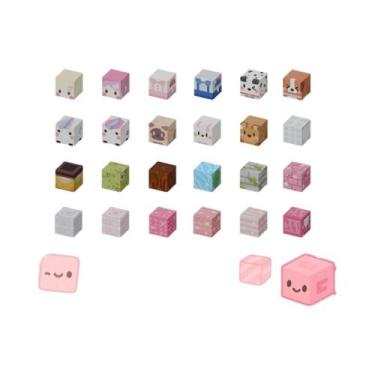 Imagem de Conjunto De Blocos Magnéticos Rosa Para Crianças, Brinquedo De Plantas