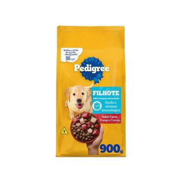 Imagem de Ração Pedigree Carne Frango e Cereais Cães Filhotes 900 g