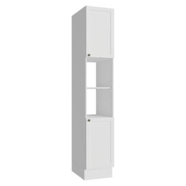 Imagem de Paneleiro 40 cm 2 Portas e 2 Nichos Branco Vik Madesa, Branco