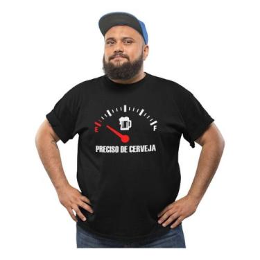 Imagem de Camiseta Cerveja Bar Churrasco Plus Size Tamanho Especial G1 G2 G3 - B