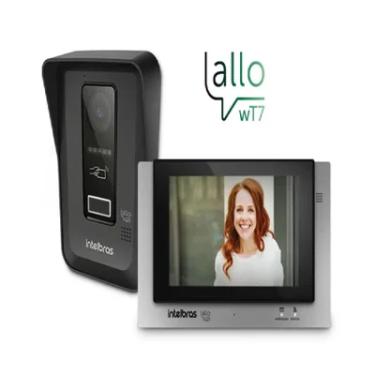 Imagem de Vídeo Porteiro Intelbras Wi-fi Allo Wt7 Preto - Bivolt