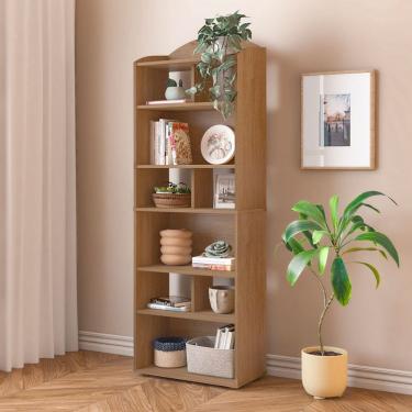 Imagem de Estante para Livros Arco 10 Nichos Cinamomo - Artely Móveis