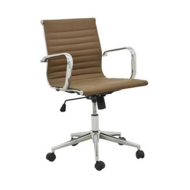 Imagem de Cadeira De Escritório Office Sevilha Baixa Pu Fendi Rivatti