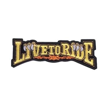 Imagem de Patch Bordado Estilo Punk Para Motocicleta, Termocolante Para Roupas, 