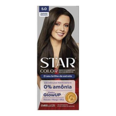 Imagem de Tintura Starcolor Kit Prático 5.0 Castanho Reluzen sem Amônia