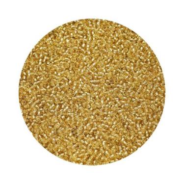 Imagem de Miçangas De Vidro Prateadas Internas 2mm 1500pçs 18g Para Artesanato D