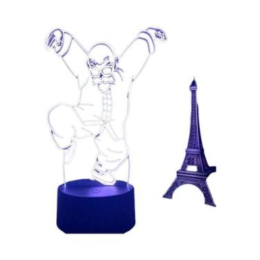 Imagem de Figura De Anime Dragon Ball Z Com Luz Noturna LED, Lâmpada 3D Goku Veg