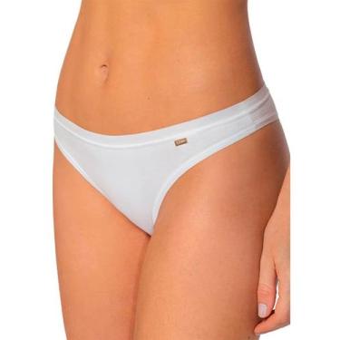 Imagem de Calcinha Tanga Lupo Loba 40354-001 Algodão T. P/GG, M, 1110, Branco
