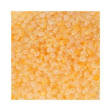 Imagem de Contas De Vidro Fosco Dourado Salpicado De 4mm, 100 Peças Para Joias A