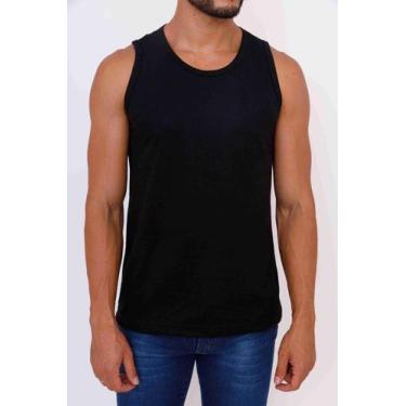 Imagem de Regata Masculina Básica - Lisa - WG, Preto, GG