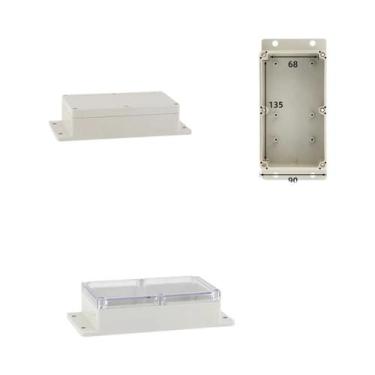 Imagem de Caixa De Junção Plástica ABS À Prova d'Água Para Uso Externo Tipo F IP