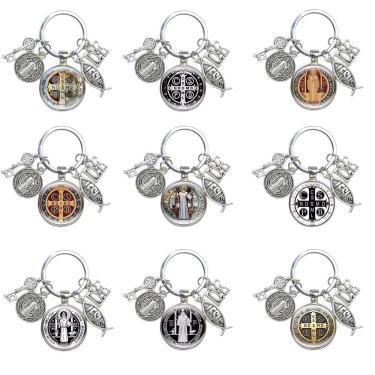 Imagem de Chaveiro Medalha de São Bento para Proteção e Bênçãos