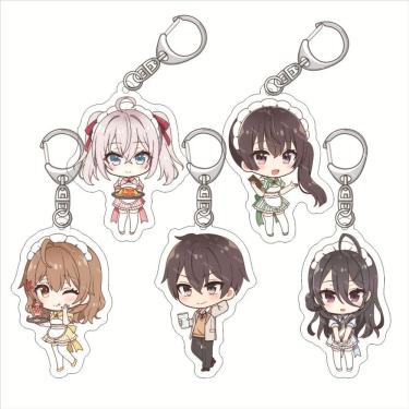 Imagem de Chaveiro de acrílico Neighbor Ellie com Ellie e amigos