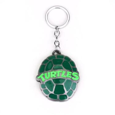 Imagem de Chaveiro Ninja Turtles Green Turtle Shell Chaveiro de metal