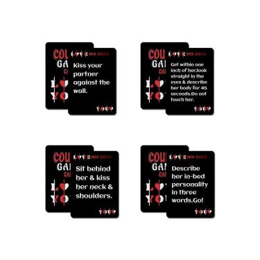 Imagem de Jogo de cartas Couples Date Night 50 Romantic Challenge Cards