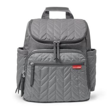 Imagem de Mochila de Maternidade Forma Skip Hop Cinza-Unissex