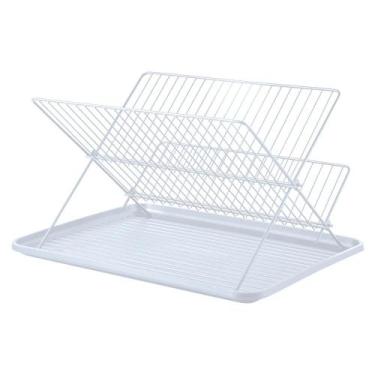 Imagem de Escorredor de Louça Articulável Dobrável Branco - MOR