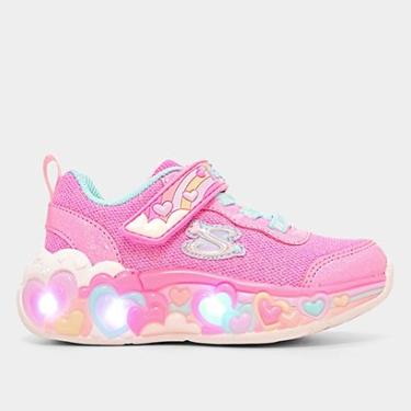 Imagem de Tênis Infantil Skechers Ligths Eternal Heart Menina-Feminino