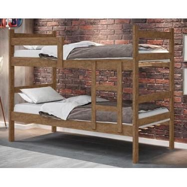 Imagem de Beliche Quarto Solteiro Porto - GABRIELLI MÓVEIS, Castanho