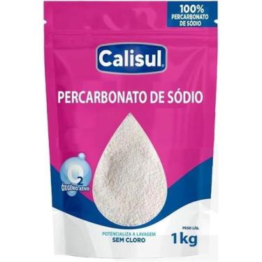 Imagem de Percarbonato De Sodio 1kg Tira Mancha Roupa Colorida Branca - Calisul