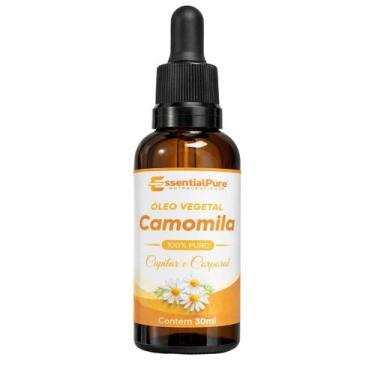 Imagem de Oleo Vegetal Camomila 30ml Corporal Capilar Puro - Essential Pure - Es