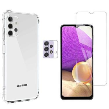 Imagem de Capa Anti Queda Samsung Galaxy A32 + Pelicula Vidro + Camera - inboxmo