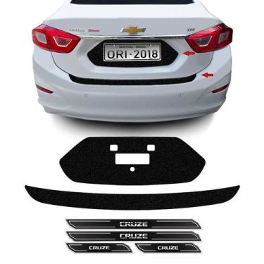 Imagem de Protetor Cruze Sedan 17/18 Adesivo Placa + Soleira Da Porta - SPORTINO