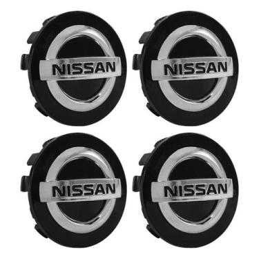 Imagem de Jogo 4 Calota Calotinha Meio Roda Nissan March Sentra Versa Frontier 5