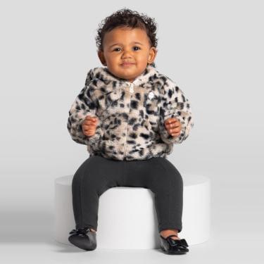 Imagem de Conjunto bebê menina peluciado de oncinha Mundi