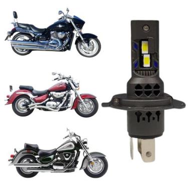 Imagem de Lâmpada UltraLed PK20 Nano Headlight Farol Alto e Baixo Moto Suzuki H4