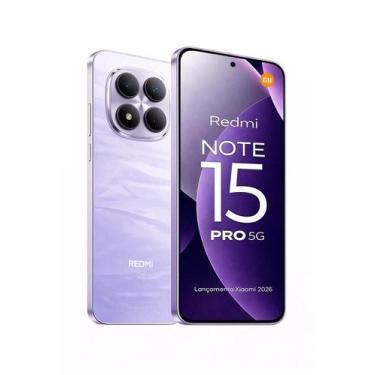 Imagem de Smartphone Celular Xiaomi Redmi Note 15 Pro 5G 256GB 8GB RAM Roxo, 256