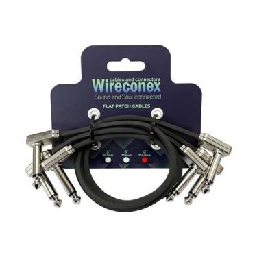 Imagem de Kit c/ 3 cabos flat para pedal p10 wireconex 12" 304,8mm wfc-12