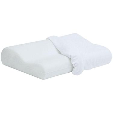 Imagem de Travesseiro Anatômico Cervical Capri Viscoelástico 50x31x10/7cm
