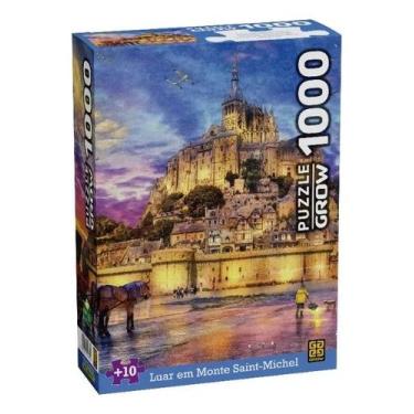 Imagem de Quebra-cabeça 1000 peças - LUAR EM MONTE SAINT-MICHEL Grow