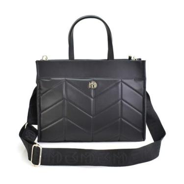 Imagem de Bolsa Modare Preta Napa Feminina Moderna e Leve -, Preto, UN