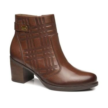 Imagem de Bota Pegada Feminina em Couro Pinhão 280402-02, 39